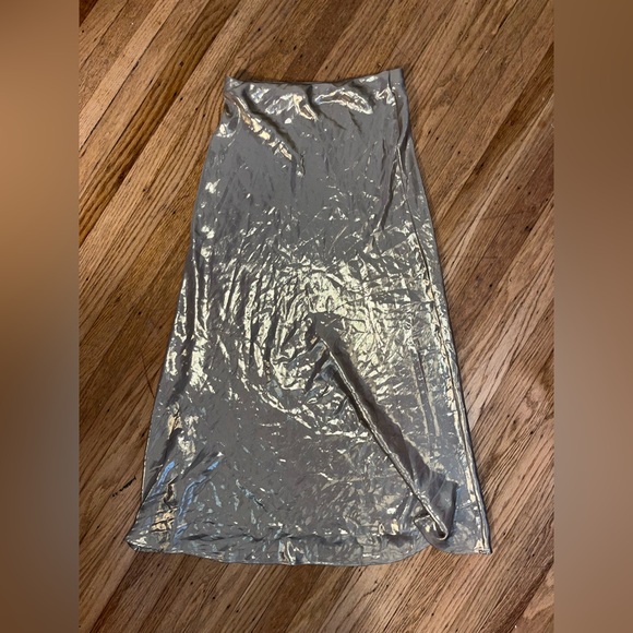 Zara Gold Maxi Skirt - Picture 4 of 4